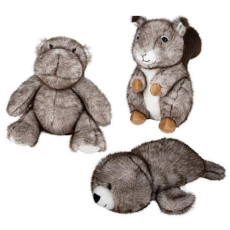 Plush Two-Tone Animals, Assorted